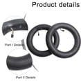 thumbnail image 2 of 2Pcs 10Inch 10*2.125 Inner Tube Curved Valvethickened Tire for Electric Scooter, 2 of 9