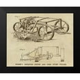 thumbnail image 2 of Inventions 18x15 Black Modern Framed Museum Art Print Titled - Bishops Improved Cotton and Corn Stump Puller, 2 of 5