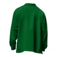 thumbnail image 5 of LISTHA Men's Casual Flap Pocket Button Front Long Sleeve Jackets Dark Green 5XL, 5 of 6