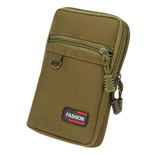 bolsa al aire libre Riñonera de cintura de 7 pulgadas para hombre bolsa para teléfono riñonera para acampar y cazar (verde) FLhrweasw Nuevo