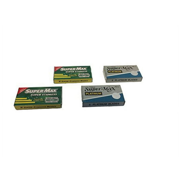 Double Edge Razor Blade Super Max Variety Pack 20