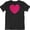 Black, variant on Floral Heart or Love Print Valentine T-Shirt for Wife, GF, Women, Ladies & Girls Light Grey
