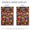 thumbnail image 2 of Patriotic Garden Flag Squirrel With Fireworks and American Flag Double Sided Outdoor Yard Decoration 12 x 18 Inch Small Flag, 2 of 6