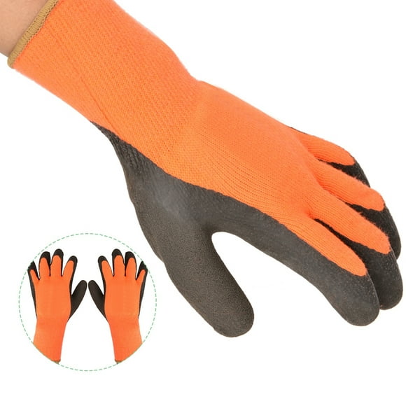 Work Gloves, Garden Work Gloves With Foam Latex Rubber Coating Winter Warm Gloves