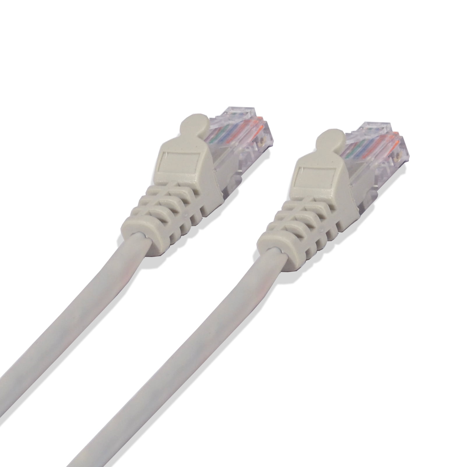 Cat-5e UTP Ethernet Network Cable RJ45 Lan Wire Gray 100FT