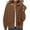 Coffee, variant on Yigetop Light Jackets for Women, A Solid Color Casual and Fashionable Zipper Jacket for Women That Makes Them Look Younger Womens Jacket Beige L