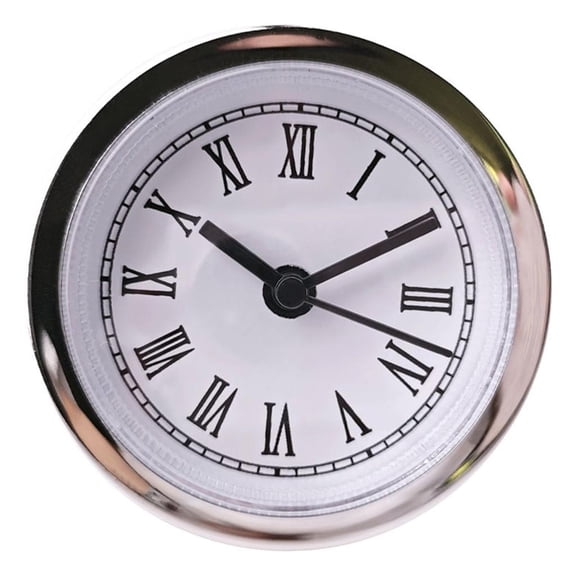 Giaone Craft Quartzs Clock Insert 60mm Roman Numerals for Personalizing Home Decors