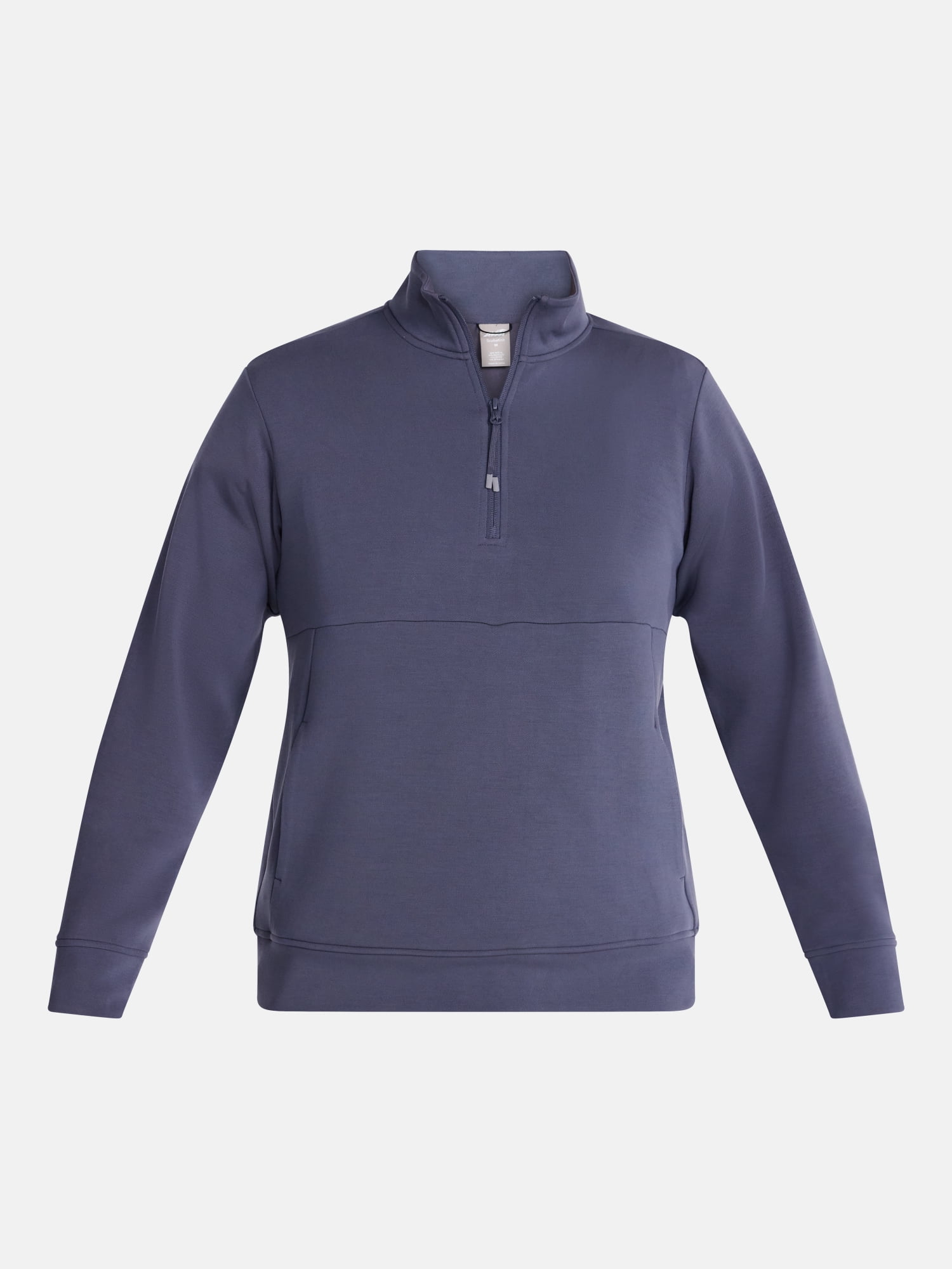 Avia Men's Twill ScubaKnit Quarter Zip Pullover Sweatshirt, Sizes XS-4XLT