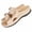 Beige, variant on Hurxie Wedge Sandals for Women Dressy: Comfortable Walking Summer Low Platform Ankle Strap Open Toe Casual Dressy Women Flat Sandal Beige 9.5