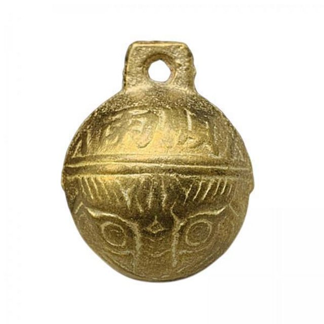 2x de Campana de Perro Dispositivos de Campana Centro de Mesa Estilo Chino de La Vendimia Atractivo Campana de Cobre Campana de Gato Portátil 2 piezas