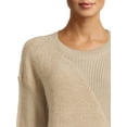 thumbnail image 5 of Time and Tru Women's Intarsia Teddy Sweater, 5 of 5