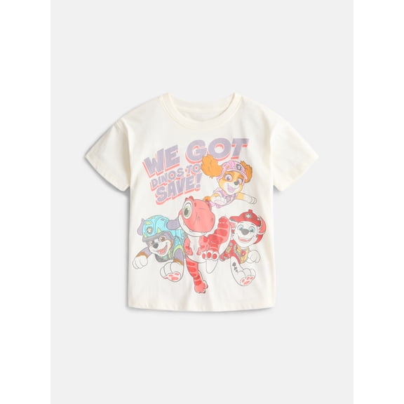 Paw Patrol Toddler Boys Graphic Crewneck Tee with Short Sleeves, Sizes 12M-5T