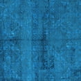 thumbnail image 1 of Ahgly Company Indoor Square Persian Light Blue Bohemian Area Rugs, 6' Square, 1 of 4