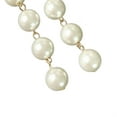 thumbnail image 7 of Limei 5 Pairs Big Simulated Pearl Long Tassel Drop Earrings for Women Double Sided Front Back Pearl Earrings Cross Imitation Pearl Dangle Earrings, 7 of 7