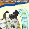 thumbnail image 5 of Tractor and Hats White Pattern 17" School Backpacks for Teens,Waterproof Oxford Fabric,S-Shape Padded Straps for School,Travel,Hiking,Camping, 5 of 6
