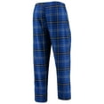 thumbnail image 4 of Men's Concepts Sport Blue/Black New York Knicks Ultimate Plaid Flannel Pants, 4 of 4