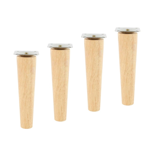 4 piezas de Patas de muebles de madera perfecl para armario 15cm Patas de escritorio