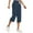 Dark Blue, variant on Women's Capris Clearance HighRise Under $10 Drawstring Large Color Casual Versatile Loose Cropped Pants