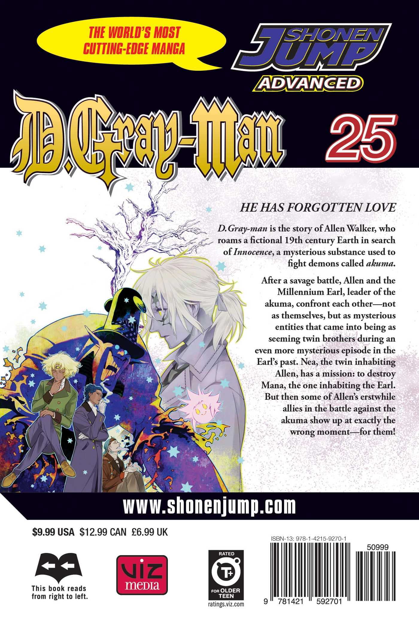 D Gray Man D Gray Man Vol 25 25 Series 25 Paperback Walmart Com