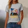 thumbnail image 7 of enyan 4th Of July Dresses For Women 250 Years America Anniversary Shirt Wos 250th Independence Day Freedom Shirt USA Flag Star and Stripes Tee,Light Gray,M, 7 of 7