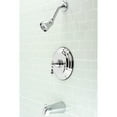 thumbnail image 4 of Kingston Brass American Classic Single-Handle Tub and Shower Faucet Matte Black Matte, 4 of 5