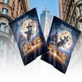 thumbnail image 4 of Happy Halloween Australian Shepherd Witch Pumpkins Bats House Flag 28x40in Double Sided Aussie Dog Lover Gifts Outdoor Decor - 13012, 4 of 5