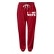 thumbnail image 4 of Pantalones de chándal anchos y rectos con forro polar para mujer - Pantalones de yoga de cintura alta con bolsillos para hacer ejercicio/uso informal (S-XXL), 4 of 4