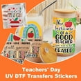 VOPPV Teachers' Day UV DTF Transfers Stickers For Glass Sticker λ ημ