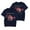 Navy, variant on Alexander Stewart The Bleeding Hearts Tour 2024 Hiphop Casual Crewneck Short Sleeve Cotton Blend Tee for Men and Women