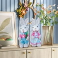 thumbnail image 6 of Rabbit Decorations Rabbits Bunny Animal Model 2pcs Easter Theme Party Supplies Ornaments 23cm/9in, 6 of 6