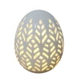 thumbnail image 4 of EUDIDV Easter Decor,Hollowed Out LED Ceramic Eggs Easter LED Lamp Ceramic White Porcelain Eggs Holiday Decoration Gift,Easter Figurines, 4 of 7