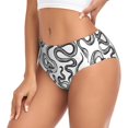 thumbnail image 2 of Fotbe Hand Drawn Snake Calzones Estampados para Mujer – Ropa Interior de Algodón, Cómoda, Suave y Elástica-XX-Large, 2 of 6