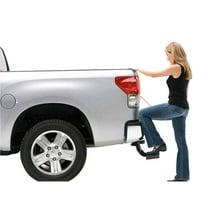 AMP Research Black Drop Down Bed Step Fits 14-21 Toyota Tundra w/ Steel Bumper