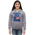 thumbnail image 4 of Puerto Rico Power PR Flag Pride Zip Up Hoodie Men's Women's Brisco Brands S, 4 of 5