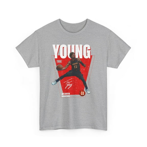 Atlanta Trae Young Cartoon Basketball Unisex Cotton Tee