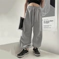 thumbnail image 2 of Hessimy Girls Pants Fashion Solid Color High Waist Loose Casual Wide Leg Pants With Drawstring Summer Trousers For Girls 4-14 Years Teenage Girls' Clothing (Grey,10-11 Years), 2 of 4