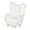 White, variant on Oumilen Plush Bear Indoor Accent Chair for Kids, Light Pink