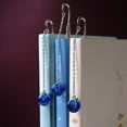 thumbnail image 1 of 1pc Creative Luminous Bookmark Twelve Constellation Pendant Metal Retro Leaf Pagination Bookmark with Gift random, 1 of 5