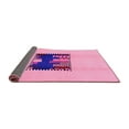 thumbnail image 2 of Ahgly Company Indoor Rectangle Abstract Pink Modern Area Rugs, 4' x 6', 2 of 4