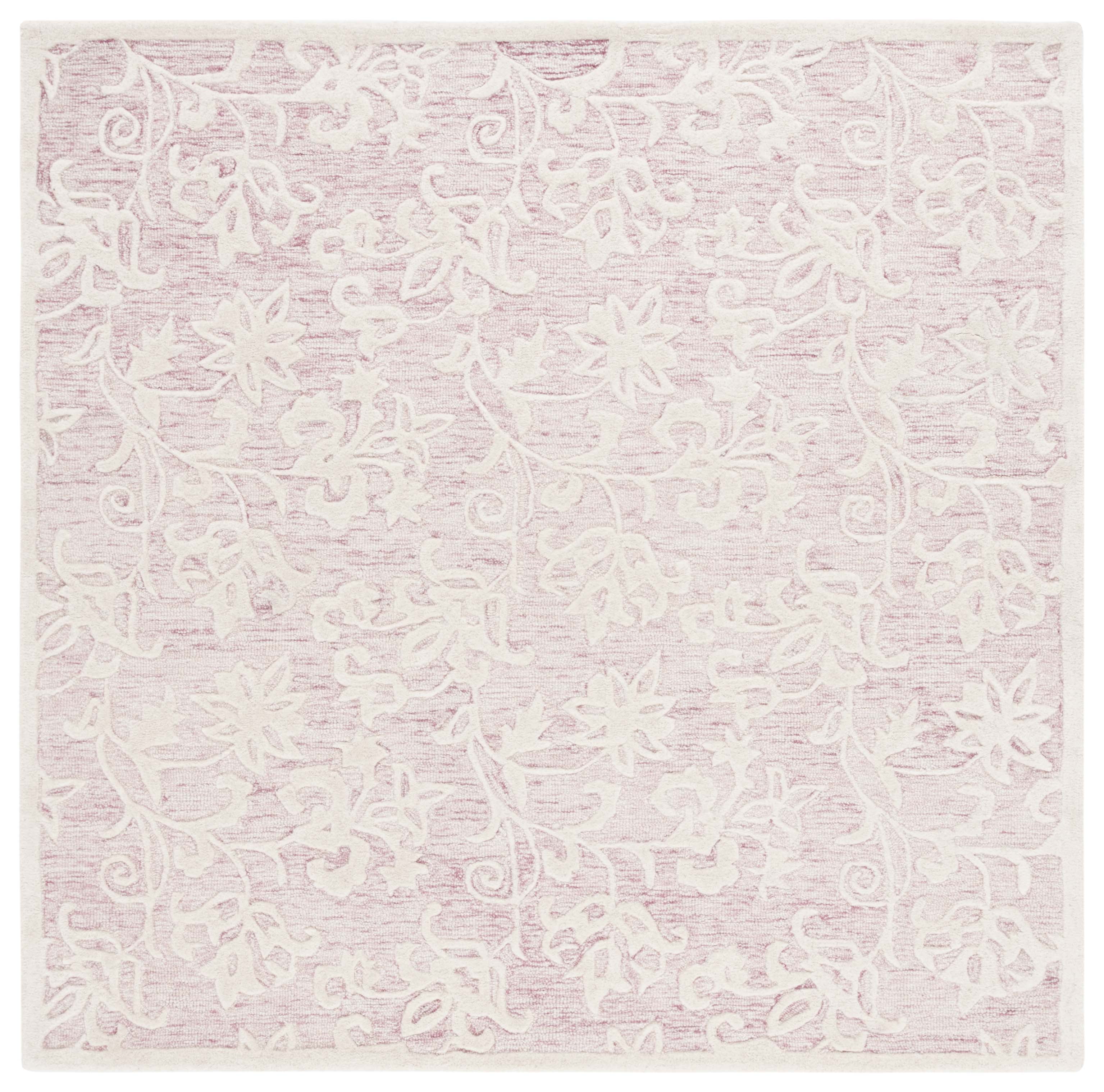 Safavieh Metro Elvina Floral Area Rug, Pink/Ivory, 6' x 6' Square