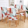 thumbnail image 7 of BZSMCE Chairs Slipcovers Dining Chair Covers Elegant Butterfly Amidst Roses Creative Pattern, 7 of 7