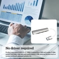 thumbnail image 4 of USB Splitter Computadora Portátil Dock Converter Alloy 1-drag-4 Accesorio para computadora, USB 3.0, Gris Inevent EL000278-04B, 4 of 7