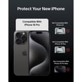 thumbnail image 2 of Belkin ScreenForce InvisiGlass Privacy Screen Protector for iPhone 16 Pro Max Scratch-Resistant Impact Protection w/ Included Easy Align Tray, 2 of 7