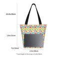 thumbnail image 3 of Balery colorful easter eggs Bolsa de Hombro con Diseño, Bolsa Grande y Duradera, Bolsa Versátil para Compras, 3 of 6