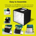 thumbnail image 3 of Labymos Mini Photo Studio Light Box Portable Photography Shooting Tent Kit Folding Lighting Softbox with, 3 of 8