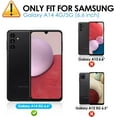 thumbnail image 2 of Tempered Glass Screen Protector Designed for Samsung Galaxy A14 Tempered Glass, Anti Scratch, Bubble Free with Easy Installation Glass For Samsung Galaxy A14, Pack of 3 Glass Protector, 2 of 7