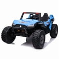 thumbnail image 1 of VOLTZ TOYS 2-Seater 24V Kids Ride On UTV - Realistic Off-Road Dune Buggy with EVA Tires, Spring Suspension, Remote Control & Music - Blue, 1 of 7