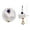 Type A, variant on Bird Chewing Toy Parrot Beak Grinding Calcium Stone with Bells Bird Cage Accessories Cage Toys for Rat Hamster Chinchilla Rabbit