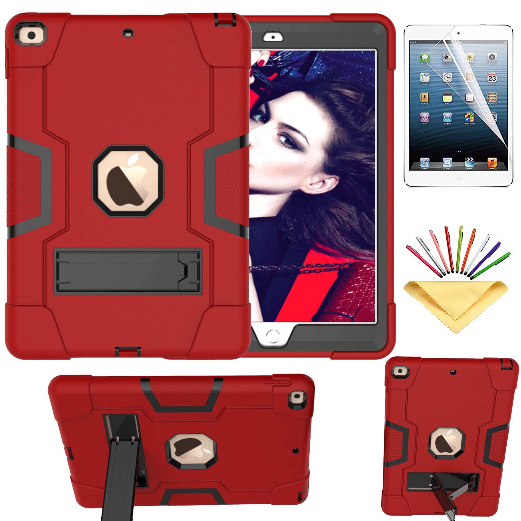 iPad 10.2 inch 2019 Shockproof Case with HD Screen Protector, iPad 7th