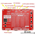T80s Lvds Lcd Led Tester Tv Panel Display Screen Tester for Laptop Tv
